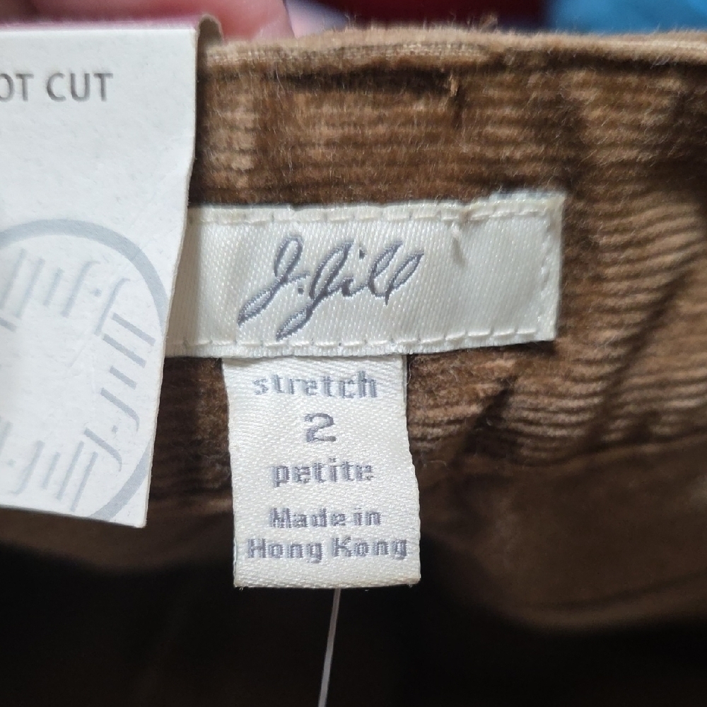 J. Jill Brown Corduroy Women Jeans - Picture 6 of 7